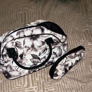 Floral Black and White Bag Set #182
